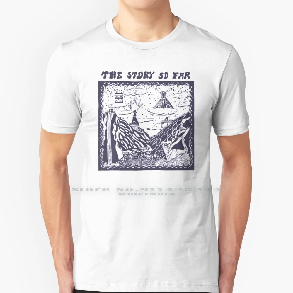 

Футболка хлопковая с надписью «The Story So Far», 6XL, «американский пирог», «Stifler Blink 182», «хорошая шарлотта», «New Found Glory», «простой план», глубокая шея