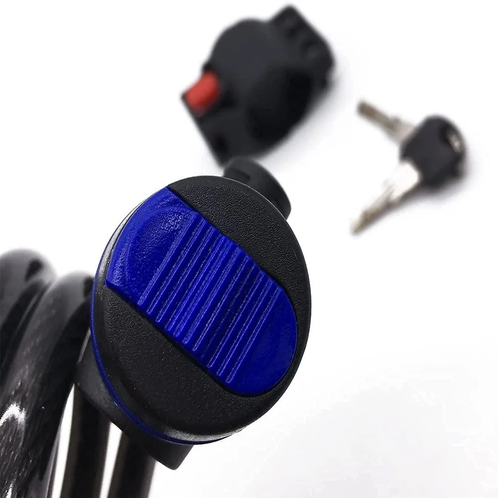 Велосипедный кабельный замок 90 см толщиной стальной трос с монтажным