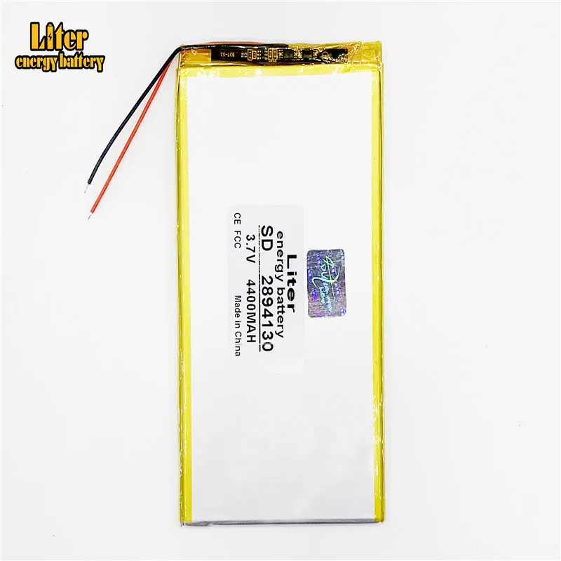 3 7 V 4400mAH 2894130 (полимерный литий ионный аккумулятор) li ion для планшетных ПК