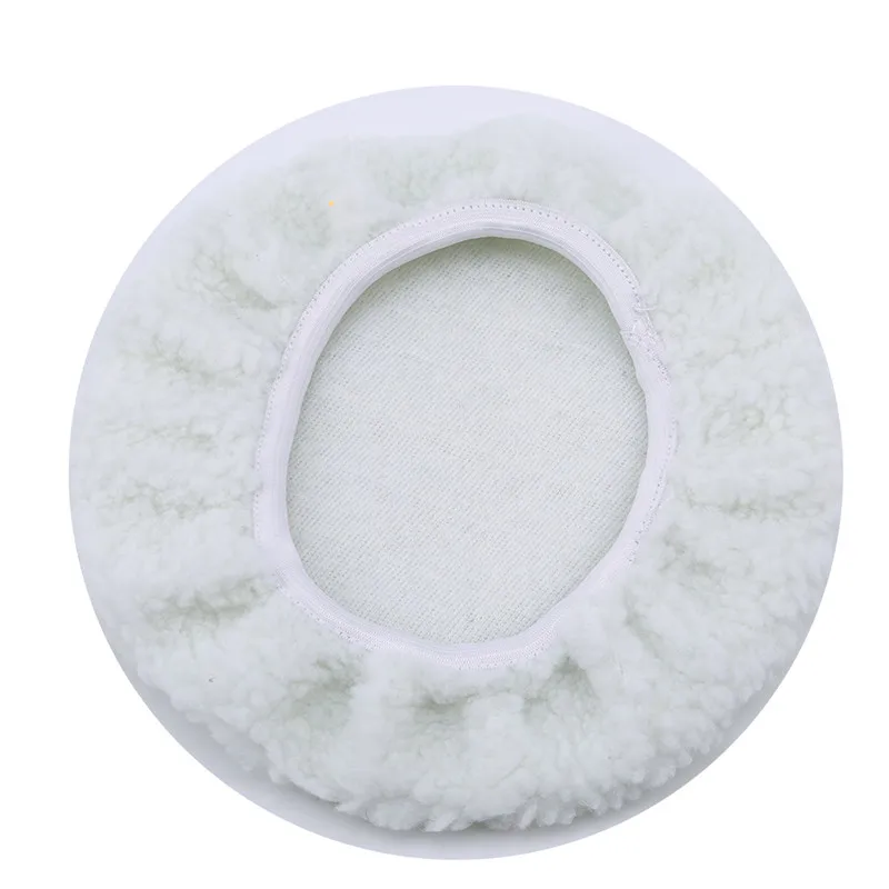 White Wool Polishing Buffing Buffer Sleeve Pads 240mm 9-10inch Car Polisher Waxing Auto Care Accessories | Автомобили и мотоциклы
