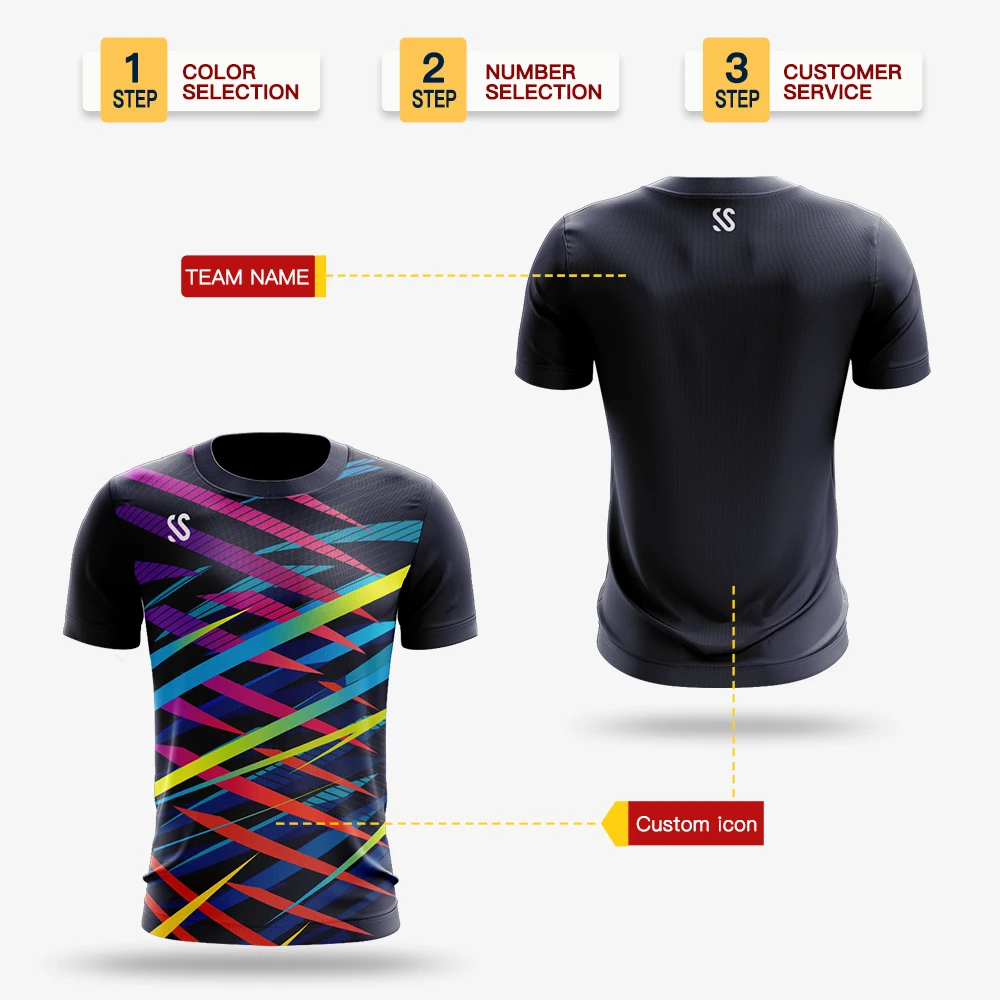 Мужская спортивная рубашка для игры в бадминтон тенниса футболка настольного