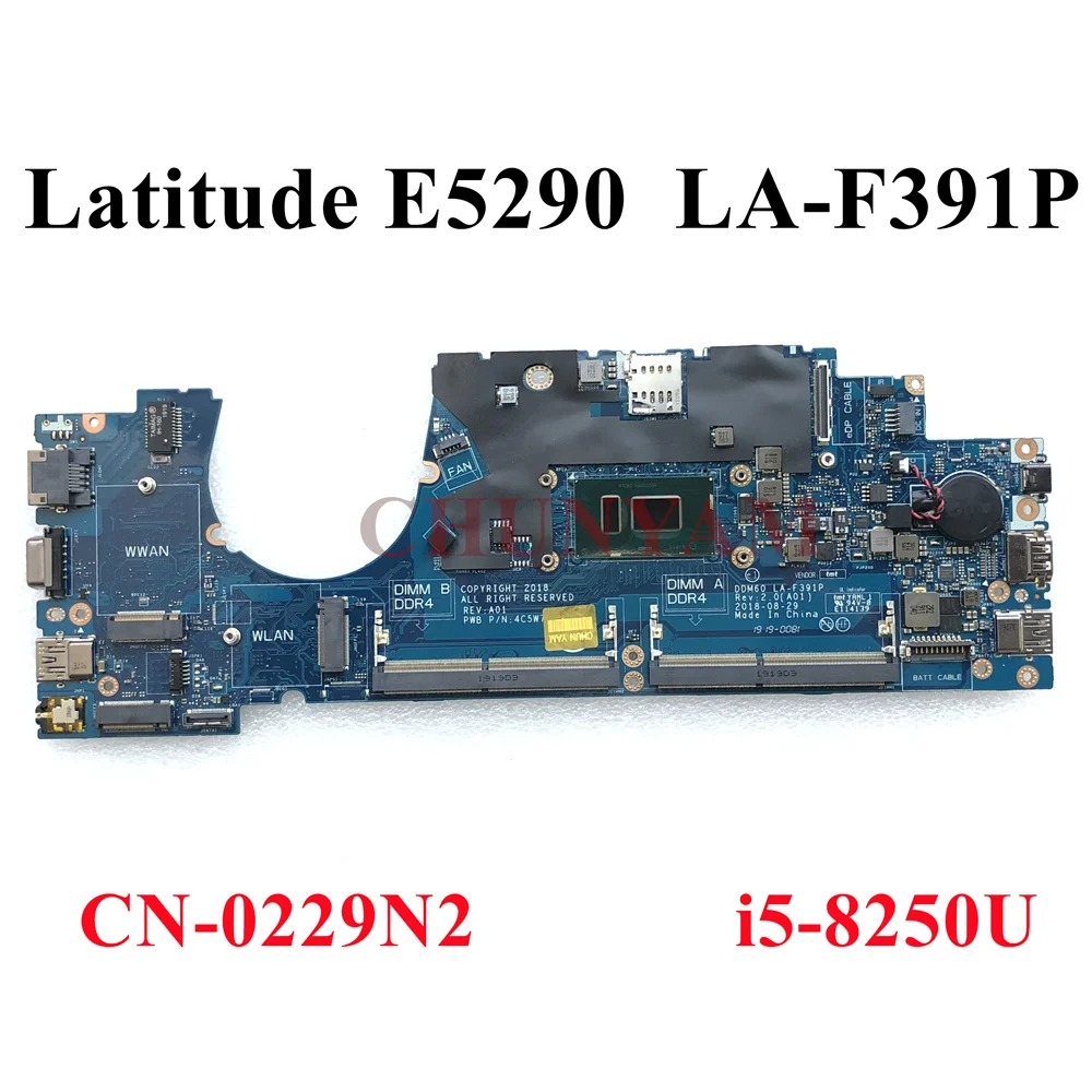 Новая планшетофон для ноутбука dell Latitude 12 5290 E5290 материнская плата LA-F391P 229N2 100%