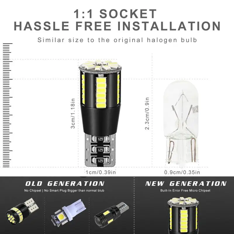 Светодиодный светильник T10 501 194 W5W SMD 39 2 шт. светодиодный для салона|Абажуры| |