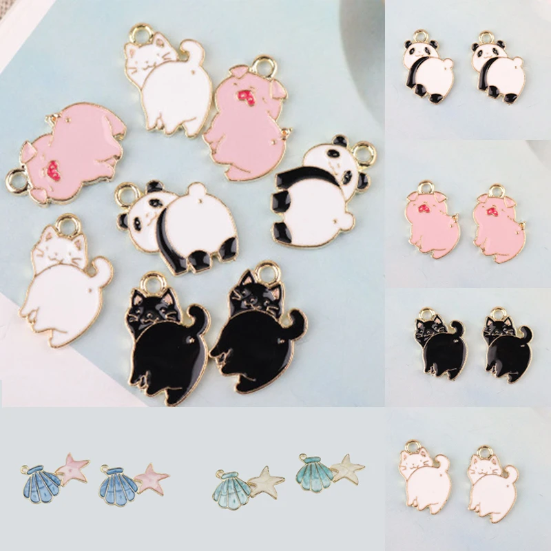 Мультяшные аксессуары ручной работы для женщин сделай сам капающие серьги из