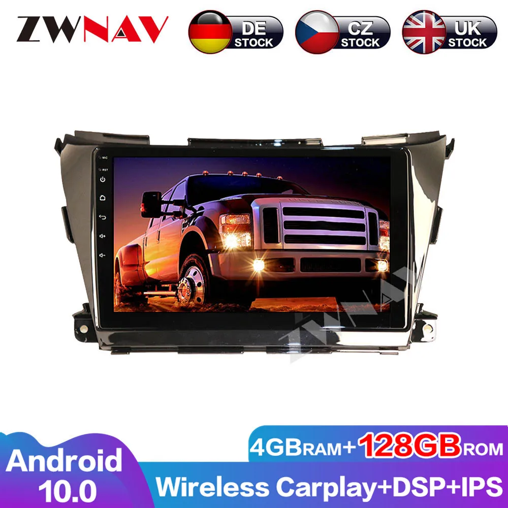 

Car Navigation Auto Radio Stereo Multimedia DSP Audio 128G Android10 DVD Player For Nissan Morano 2015-2020 GPS Head Unit