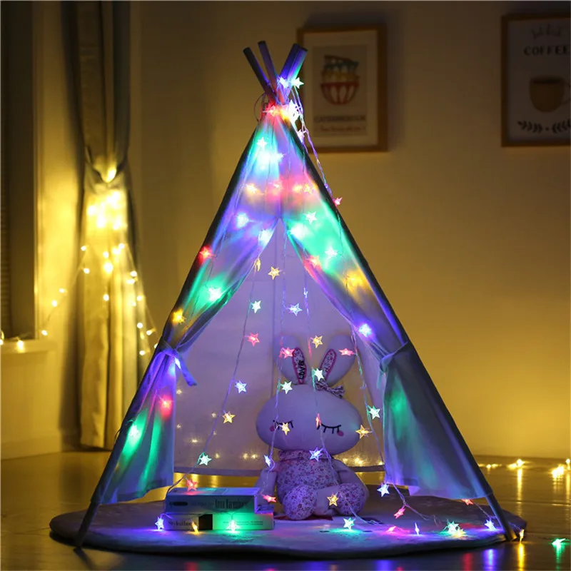 

3M 2M LED String Lights Star Garland Battery Lamp Fairy Lights Christmas Decoration Battery Operated Led Lights for Decoration