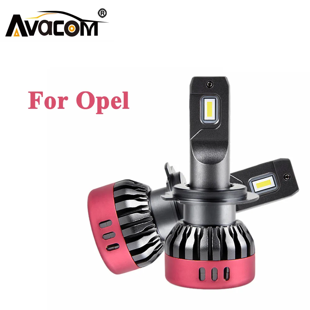 AVACOM 2 шт. H1Car мини лампа Led H7 H1 фара 12V 6500K 12000Lm автомобильная для Opel