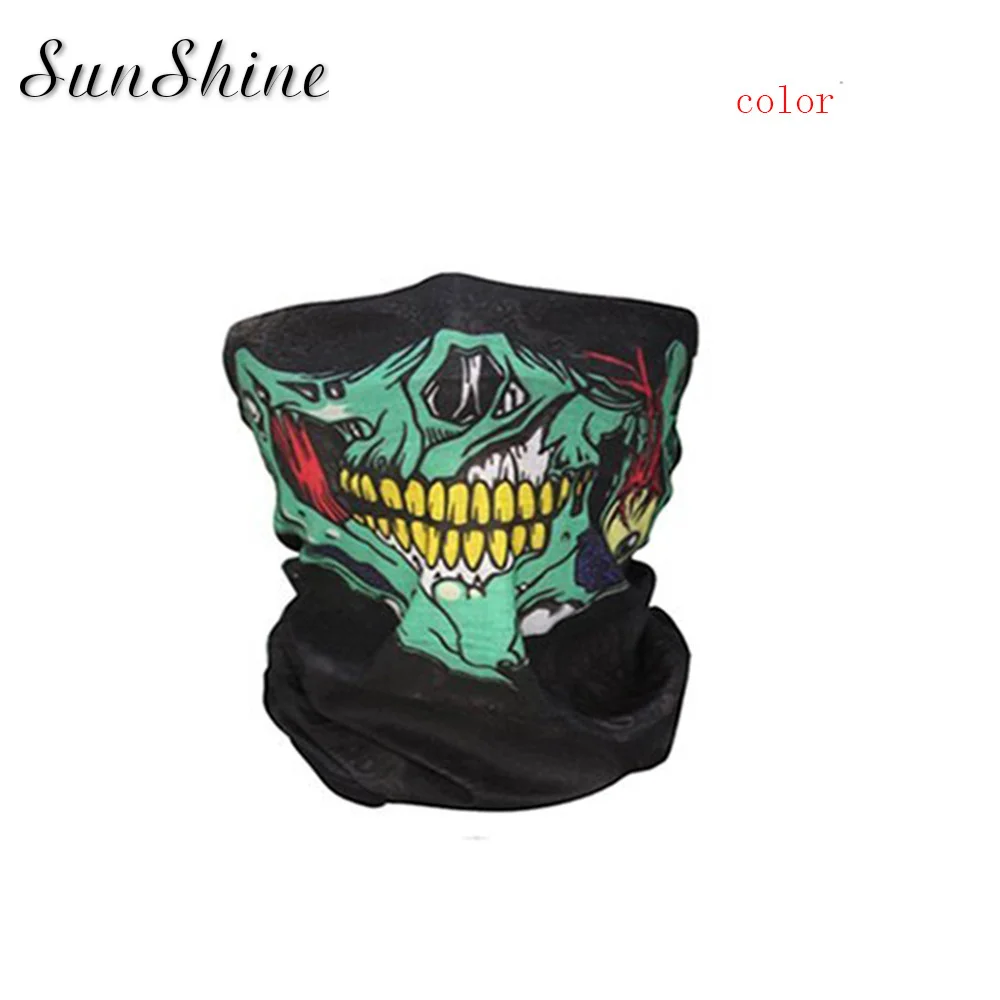 Новый стиль забавные шали велосипедная Лыжная маска с черепом призрак шарф
