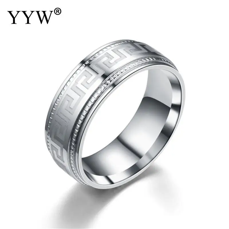 

Skyrim Fashion Simple Stainless Steel Finger Ring Anniversary Gift fashion jewelry Engagement Couple Ring for Women Men