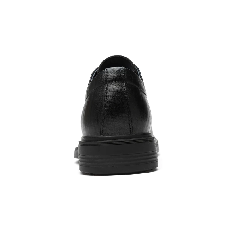 Мужские классические туфли из натуральной кожи черные деловые туфли-оксфорды