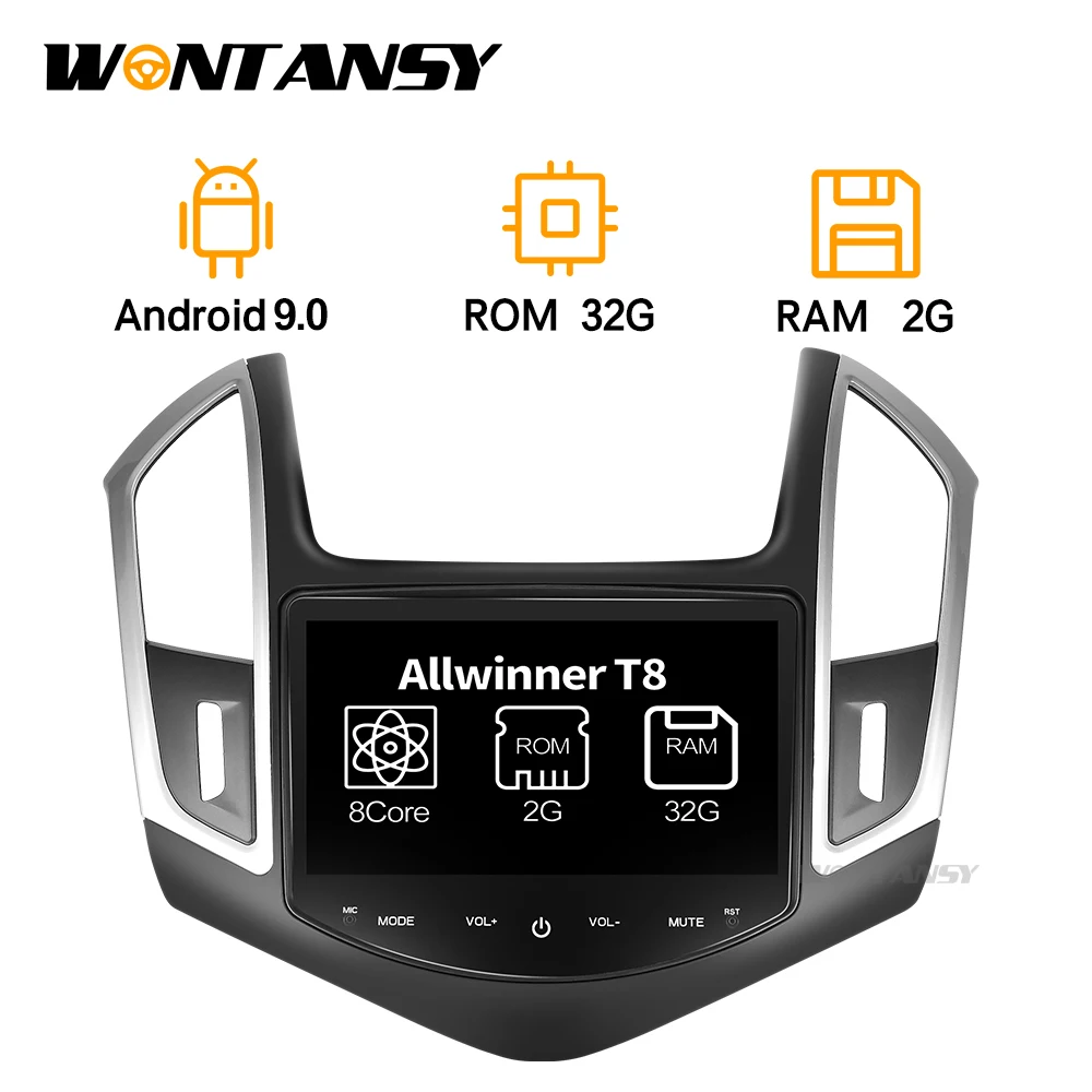 Android 9 0 автомобильный dvd gps плеер для Chevrolet Cruze 2013 2014 2015 с радио навигацией Поддержка