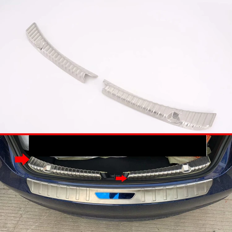 

Задняя внутренняя панель из нержавеющей стали для Tesla Model 3 2017 2018 2019