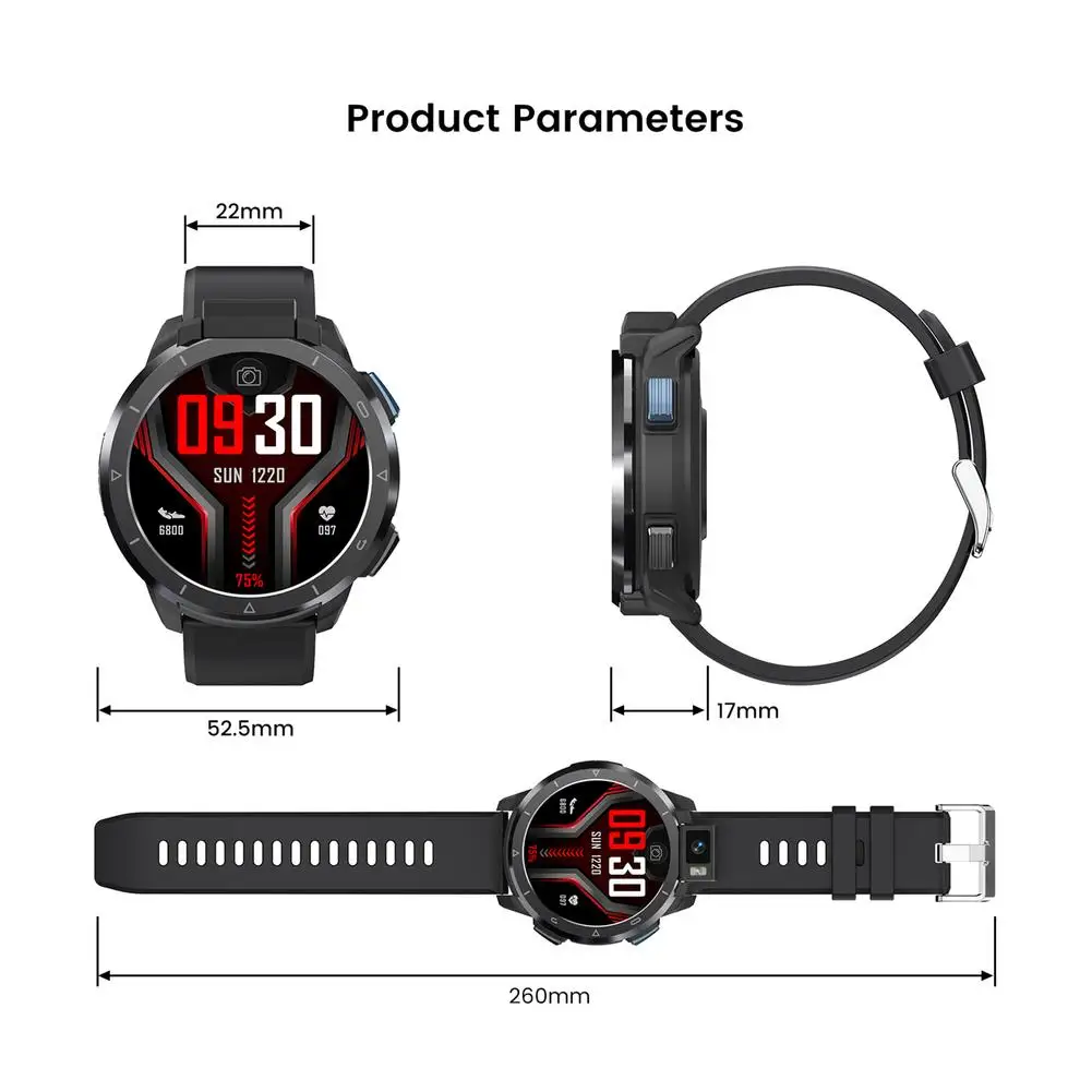

Smart Watch Man KOSPET OPTIMUS 2 Smartwatch 2021 4G 64G 13MP Camera 2260 MAh Sport Watch Woman Wristwatch For Android IOS Xiaomi