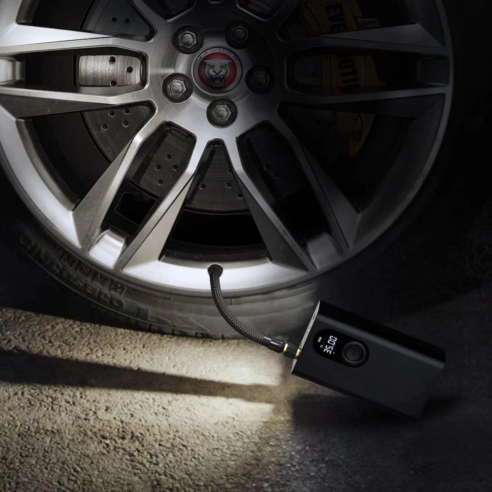 Автомобильный воздушный компрессор портативный Электрический насос для накачки