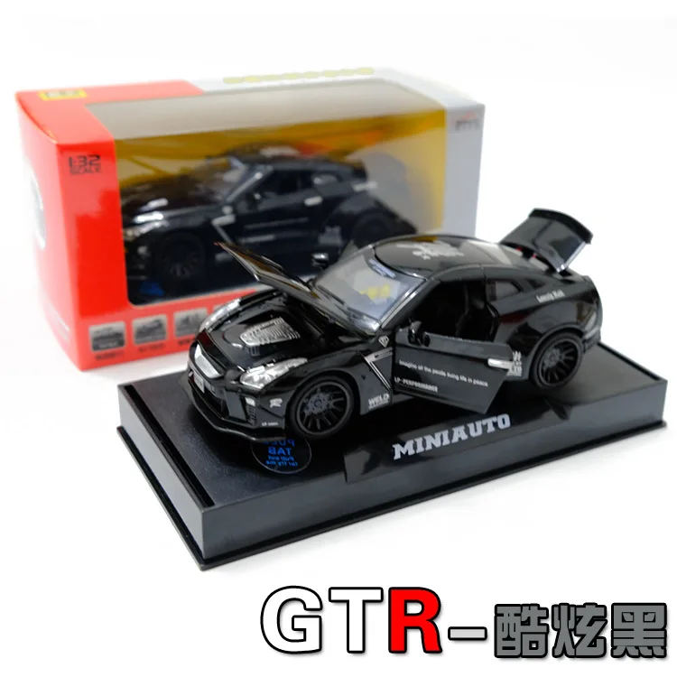 1:32 japanes GTR гоночная модель автомобиля из сплава Diecasts игрушечные автомобили