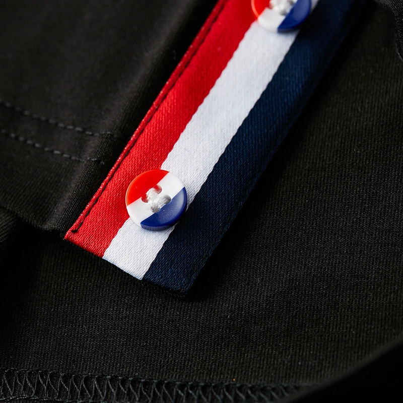 

2021 Brand Mens T Shirts Graphic Autumn Long Sleeve Clothes Plus Size Homme High Quality Korean Style Fashion Black Striped Tops