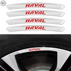 4 шт., автомобильные наклейки из углеродного волокна для ступицы колеса Haval Hover F7 F5 F7X H6 H1 H2 H3 H4 H5 H8 H9 2019 2020