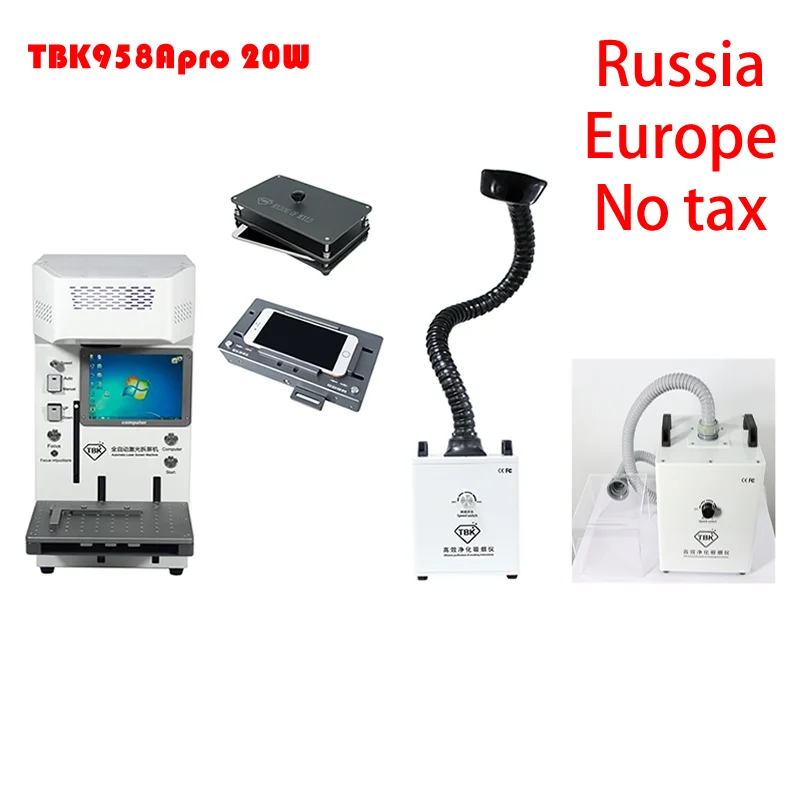 

Мини TBK 958A pro 20 Вт волоконная лазерная маркировочная машина, машина для гравировки металла, нержавеющая сталь, отделение задней крышки стекл...