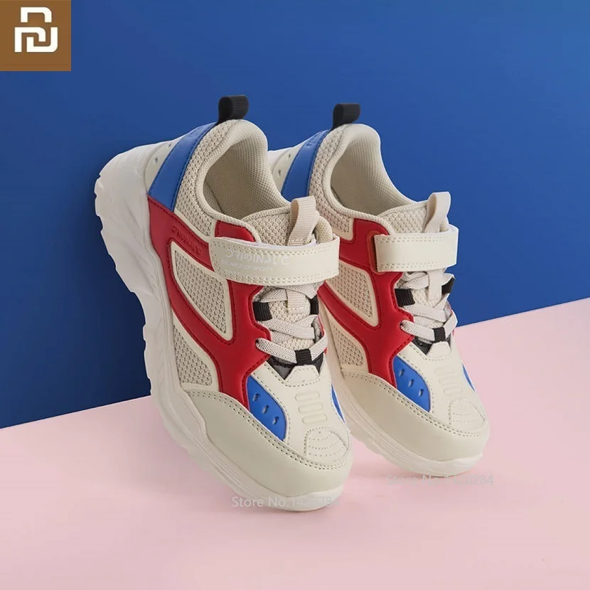 Модная легкая детская спортивная обувь Youpin для бега студентов дышащая