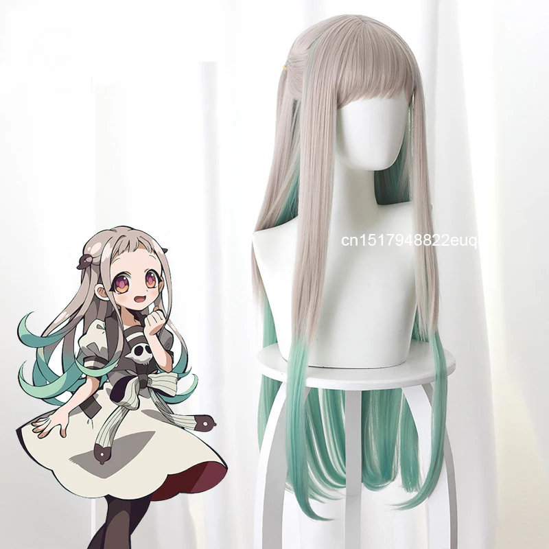 Парик для косплея Ханако-кун Яширо Nene в туалете длинные парики женские волосы
