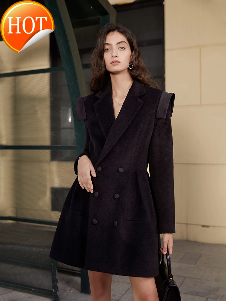 

autumn winter new waist French dress Hepburn dress