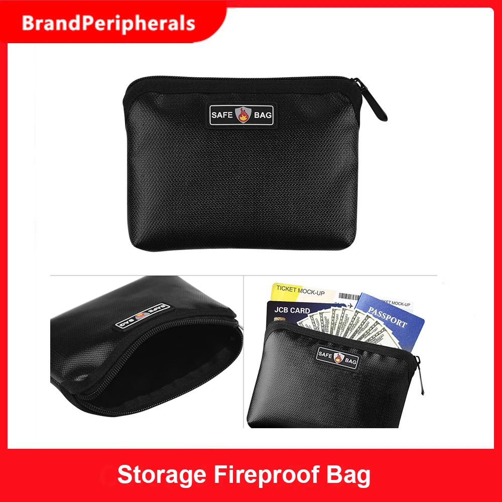 Огнеупорные водонепроницаемые сумки для документов жидкий силиконовый материал