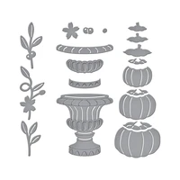open house pumpkin topiary etched dies metal cutting dies scrapbook diary decoration stencil embossing template diy greeting