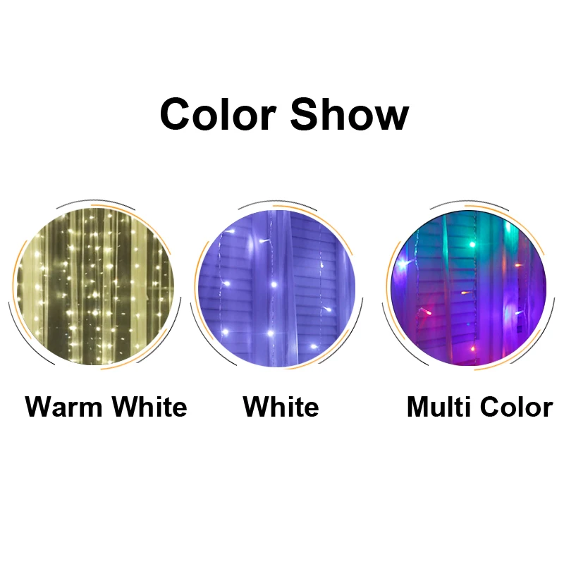 СВЕТОДИОДНАЯ Гирлянда занавеска 6 м x 3 м|Светодиодная лента| |