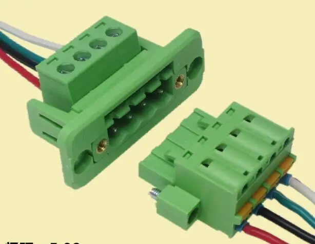 

5 комплектов 2edgwc-5.08мм настенное крепление Без припоя с пружинным нажатием 2EDGKDM вилка подключения для мужчин и женщин в комплекте