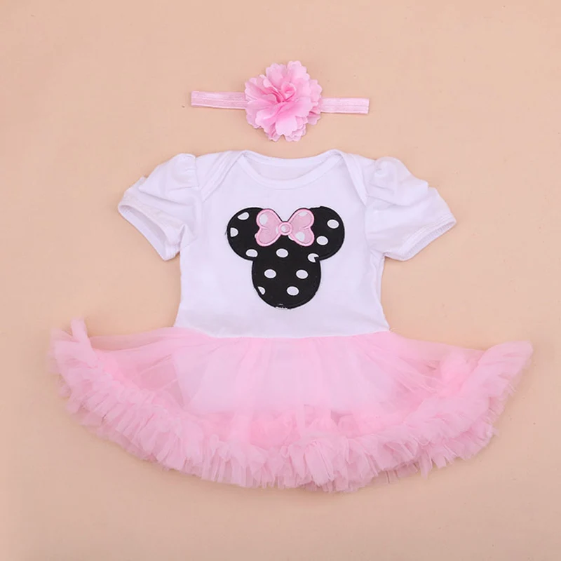 Комплекты с юбкой для малышей Одежда девочек белый комбинезон короткими