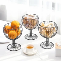 nordic minimalist fruit container wire basket kitchen drain shelf vegetable storage rack living room household snack tray