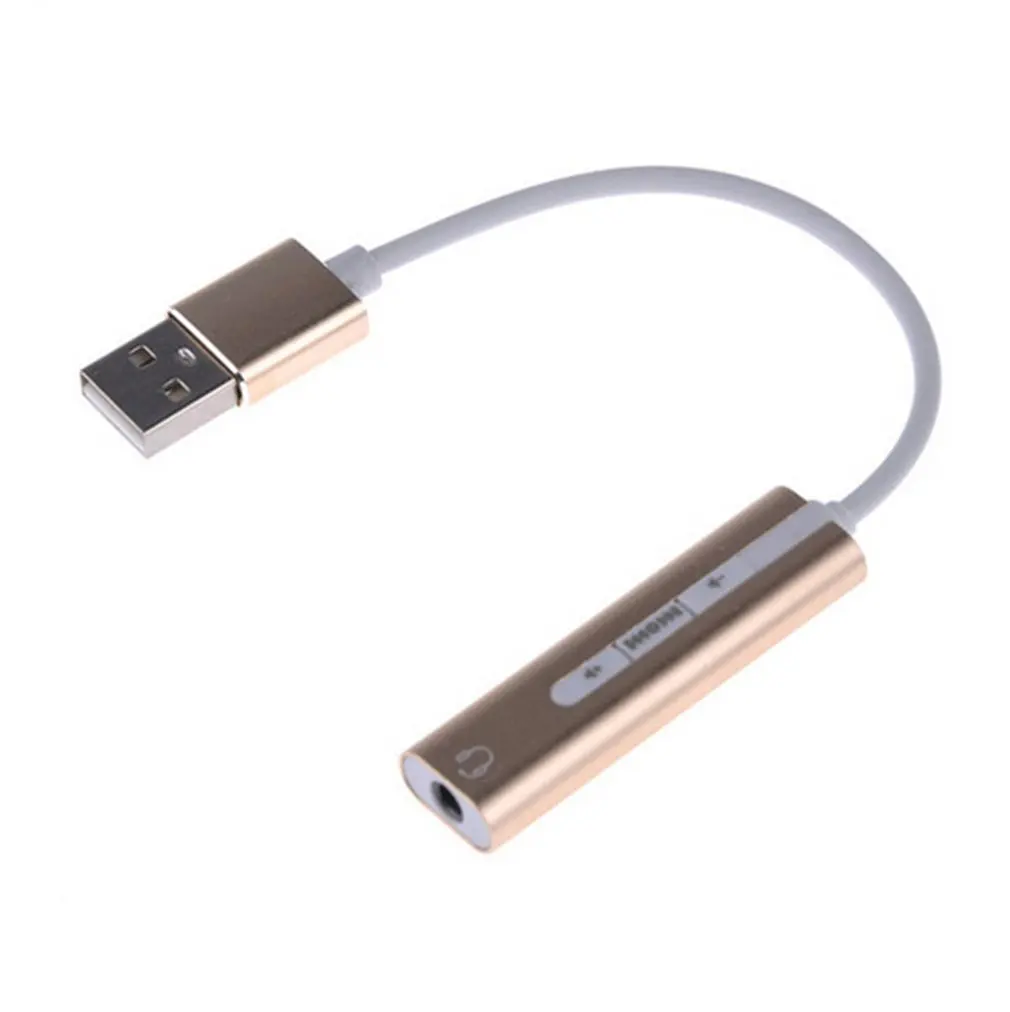 Внешний USB C звуковая карта Аудио Адаптер Тип до 3 5 мм разъем стерео кабель AUX