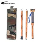 Лесная пилотная Тройная съемная деревянная походная палка, деревянная перекрещенная головка с компасом, естественный цвет, 48 дюймов, палка для походов