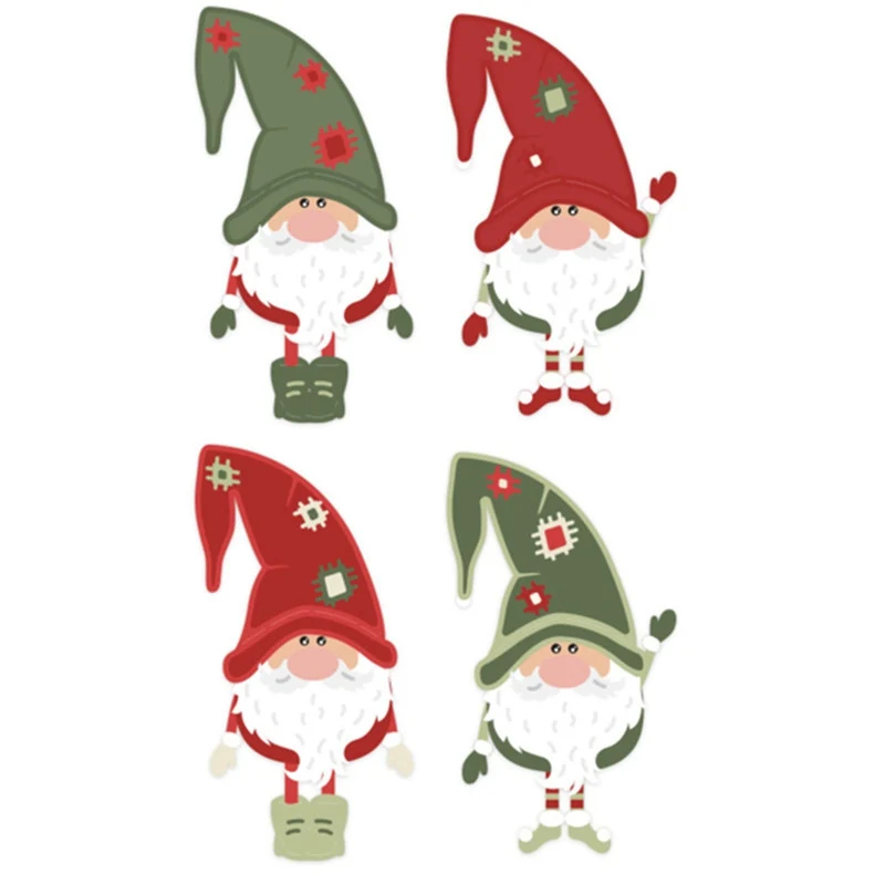 Штампы и штампы Дед Мороз для скрапбукинга Новые поступления металлические