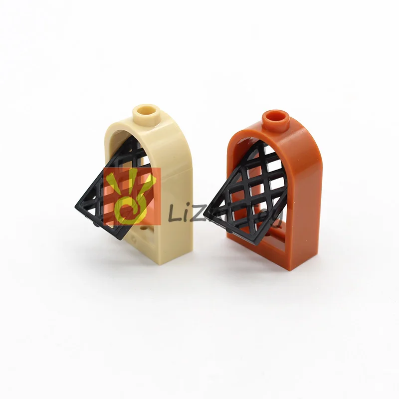 NO.30044 30pcs Кубики Moc Ландшафтная архитектура двери и окна DIY Интеллектуальный блок совместим со сборками частиц my city window - Цвет: NO.30044 30pcs
