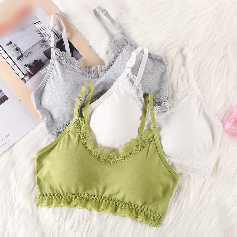

Women Tank Tops Sleeveless Female Girls Tubes Sexy Lingeries Women Crop Tops Lace Bras