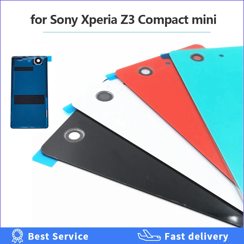 Задняя стеклянная крышка корпуса батарейного отсека для Sony Xperia Z3 Compact z3 mini D5803 D5833