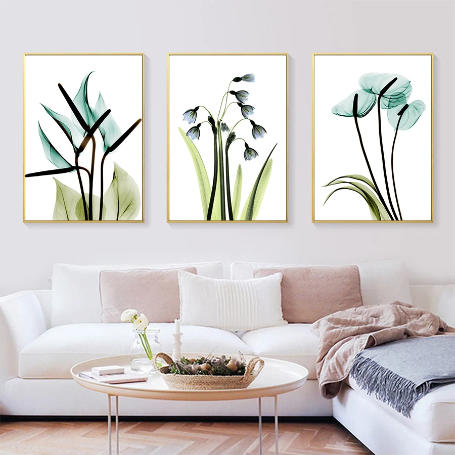 Современный абстрактный цветок картина написанная акварелью Цветочные плакат и