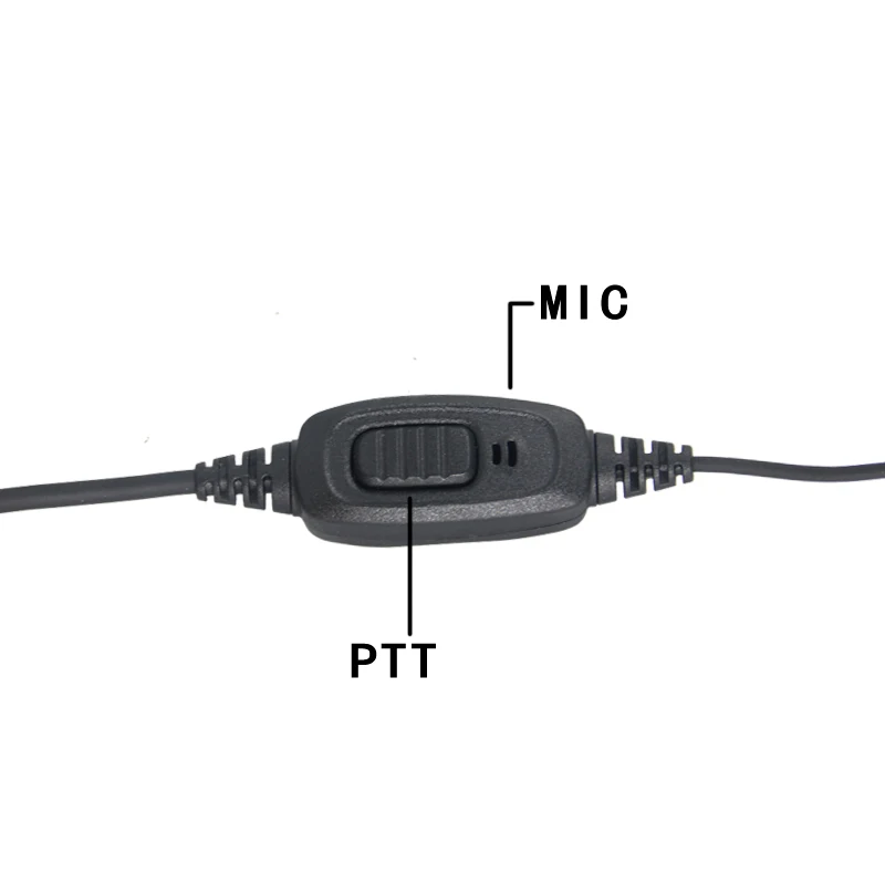 1 шт. 2 Pin уха наушник bluetooth гарнитура PTT с микрофоном для Kenwood радио BAOFENG иди и болтай