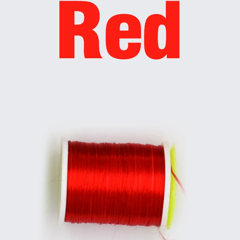 Red 1spool MNFT 8 цветов катушки мухобойка нить материал хлопок нить линия стартер широко используется в мухах тело мухобойка Материал s - Цвет: Red 1spool