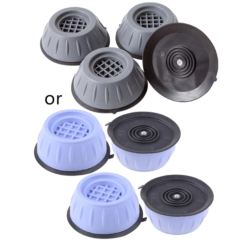 

4 Pcs Washing Machine Feet Pads Non Slip Shock Proof Furniture Protector Refrigerator Anti-vibration Floor Mats