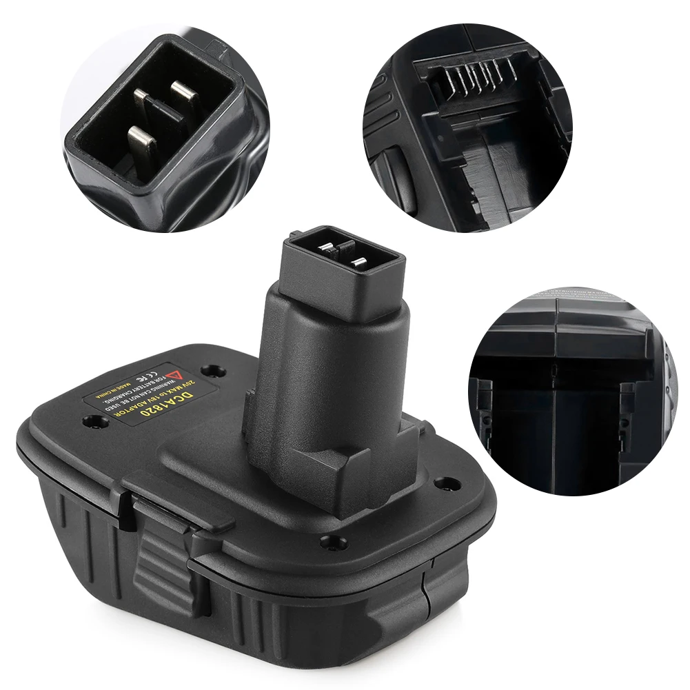 

DCA1820 Adapter Converter for DEWALT 18V Tools 20V Max Lithium Ion Battery Power Bank Function Compatible For Dropshipping CSV