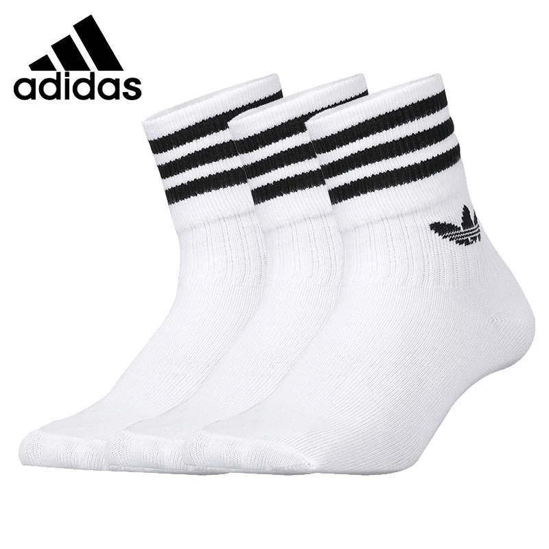Оригинальные спортивные носки унисекс Adidas Originals средней длины CRW SCK|Носки для