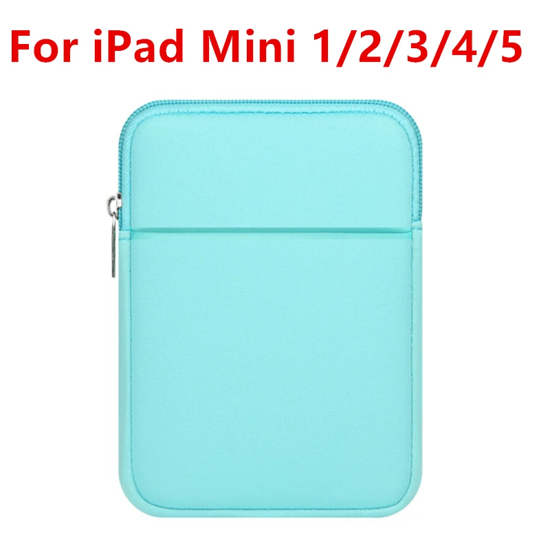 Green Mini 1 Чехол для планшета для iPad 9,7 Чехол Мягкий рукав чехол для iPad Air 2/1 Pro 10,5 Pro 11 Air 10,5 10,2 Мини принципиально Капа - Цвет: Green Mini 1