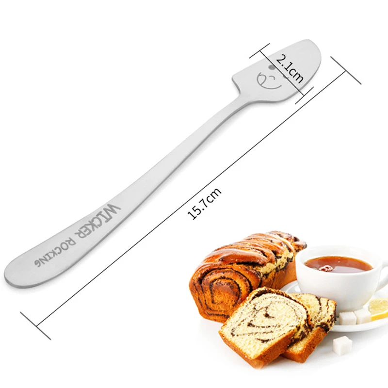 1 шт. милая улыбка из нержавеющей стали для масла нож корейский крем сыра