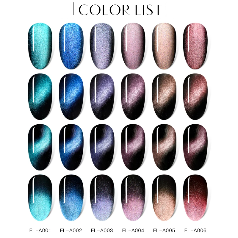 Гель-лак для ногтей кошачий глаз Полупостоянный УФ-лак | Красота и здоровье