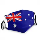 Моющаяся маска для лица с австралийским флагом, защита от смога и пыли