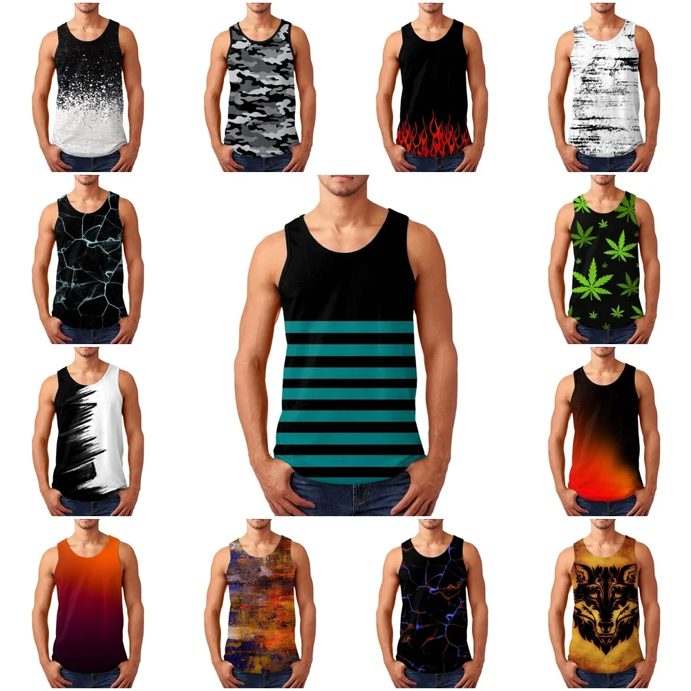 

Men Vest Workout Training Sleeveless Tank Tops Summer Male Underwear Gymclothing Bodybuilding Fitness Muscle Singlet Undershirts
