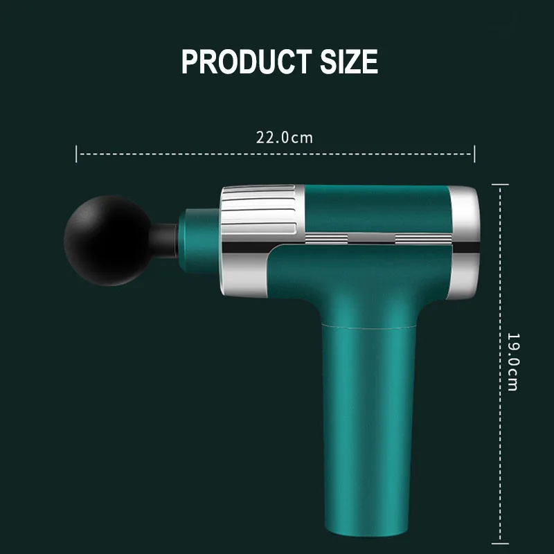 

30 Gears LCD Display Massage Gun Fascia Gun High Frequency Body Massager Relaxation Pain Relief Therapy Shaping Slimming