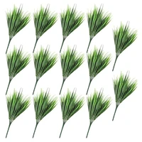 artificial plants fake plastic greenery shrub bushes plants plastic wheat grass for home garden decoration